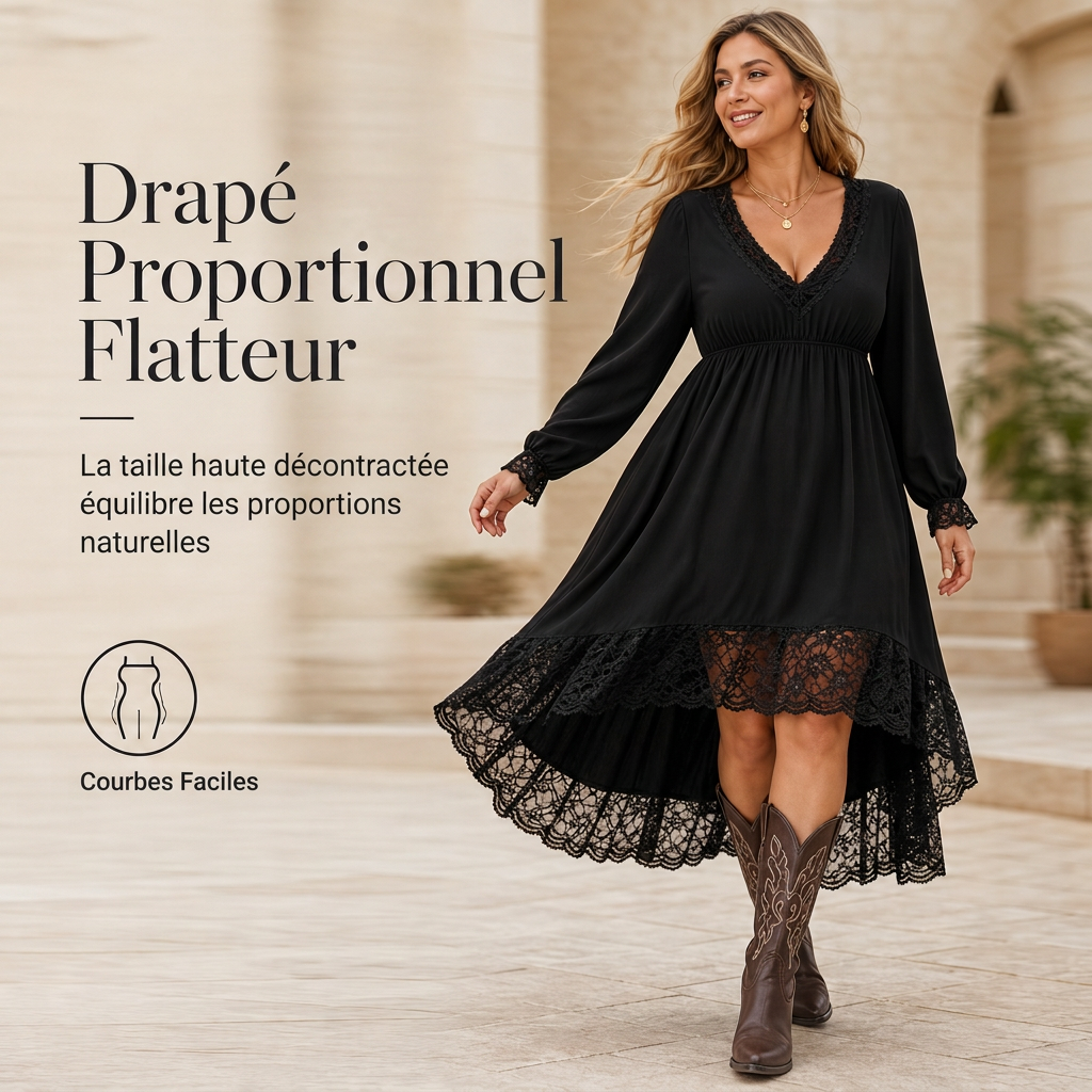 ⏳Liquidation totale⏳Robe classique pour femme, portée au quotidien