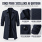 ⏳Liquidation totale⏳Trench-coat d'affaires mi-long pour homme