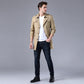⏳Liquidation totale⏳Trench-coat d'affaires mi-long pour homme