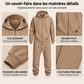 Combinaison à capuche thermique décontractée et confortable pour homme