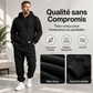 Combinaison à capuche thermique décontractée et confortable pour homme