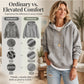 ⏳Liquidation totale⏳Hoodie oversize à cordon de serrage pour femme