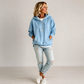 ⏳Liquidation totale⏳Hoodie oversize à cordon de serrage pour femme