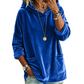 💖Soldes ! Prix cassés💖Sweat à capuche en velours pour femme