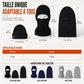 Cagoule tricotée chaude pour homme, bonnet d'hiver coupe-vent et masque facial pour temps froid