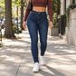 💖Soldes ! Prix cassés💖Jeans skinny stretch à taille haute pour femme