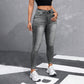 💖Soldes ! Prix cassés💖Jeans skinny stretch à taille haute pour femme