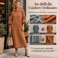 🌸Promotion exceptionnelle : 50 % de réduction💖Robe mi-longue pour femme en maille texturée à manches bouffantes