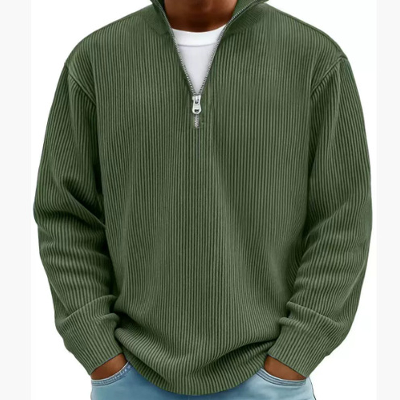 Liquidation totale : -50 % avant rupture de stock ⏳Sweat-shirt haut de gamme à col zippé