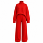 Ensemble Deux Pièces Pull Ample à Col Roulé et Pantalon en Maille pour Femme, Tenue Décontractée, Chaude et Épaisse pour Automne et Hiver