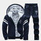 💖Soldes ! Prix cassés💖Ensemble sweat à capuche épaissi et pantalon pour homme