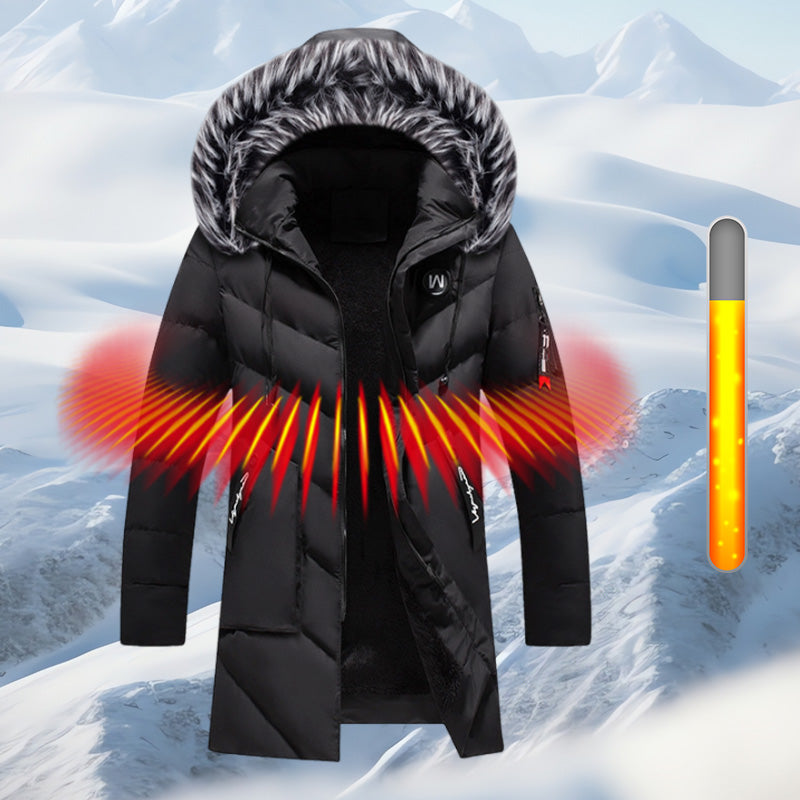 ✨ Ce blouson long à capuche pour homme tient chaud quand il fait froid — et c’est une idée cadeau qui plaît 🎁
