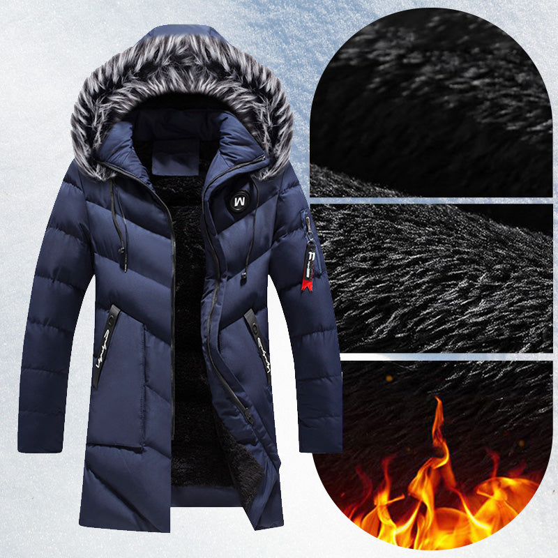 ✨ Ce blouson long à capuche pour homme tient chaud quand il fait froid — et c’est une idée cadeau qui plaît 🎁