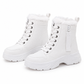 Bottes de neige d'hiver pour femmes, doublure en peluche chaude, bottes cheville à semelle épaisse