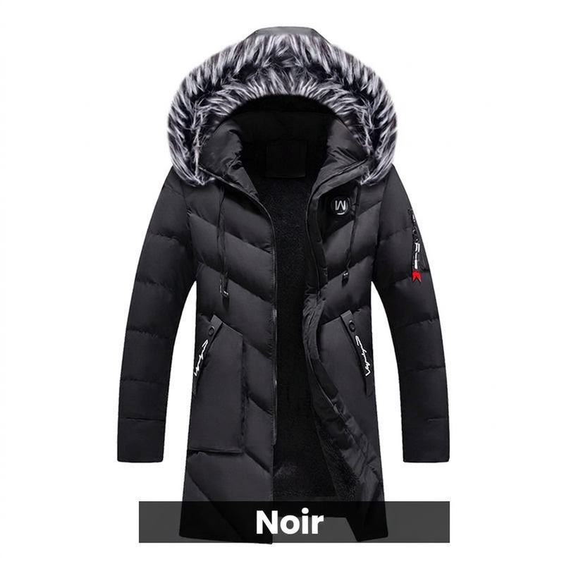 ✨ Ce blouson long à capuche pour homme tient chaud quand il fait froid — et c’est une idée cadeau qui plaît 🎁