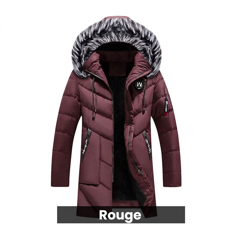 ✨ Ce blouson long à capuche pour homme tient chaud quand il fait froid — et c’est une idée cadeau qui plaît 🎁