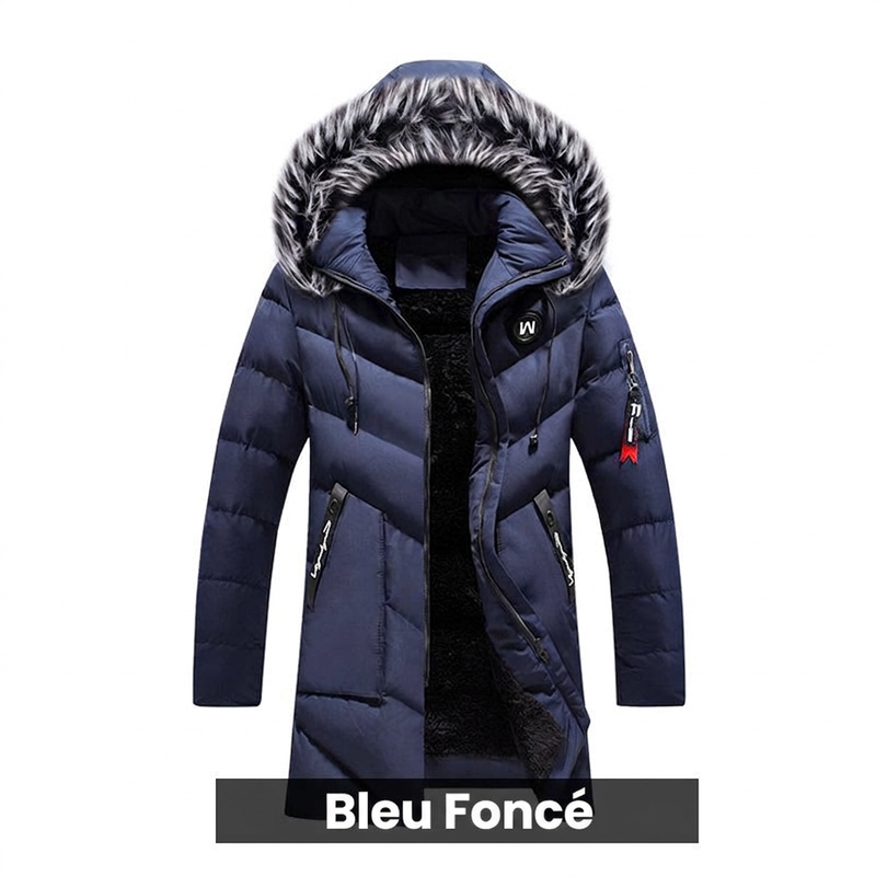 ✨ Ce blouson long à capuche pour homme tient chaud quand il fait froid — et c’est une idée cadeau qui plaît 🎁