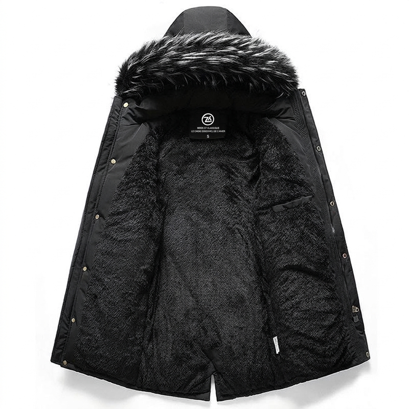 ✨ Ce blouson long à capuche pour homme tient chaud quand il fait froid — et c’est une idée cadeau qui plaît 🎁