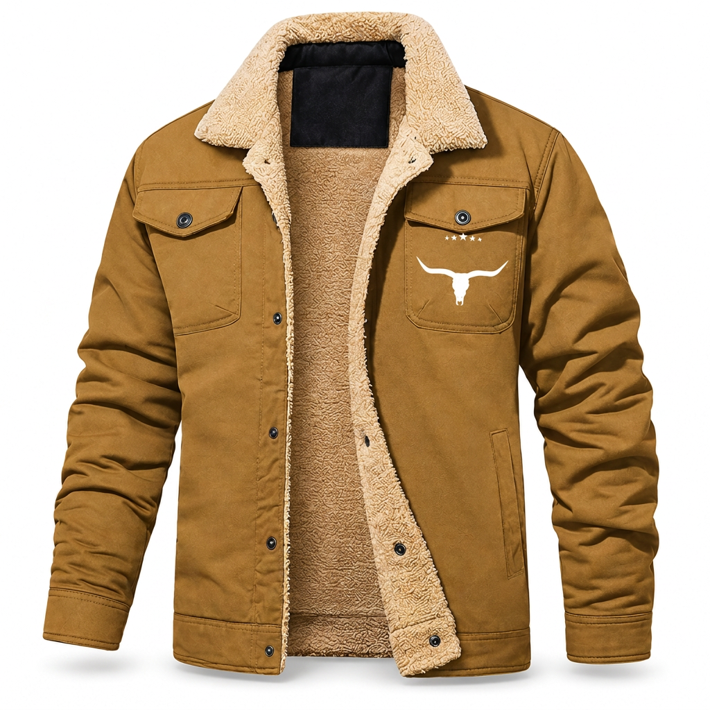 ✨ Veste cargo pour homme décontractée avec doublure en peluche : le bon réflexe au quotidien 🧥