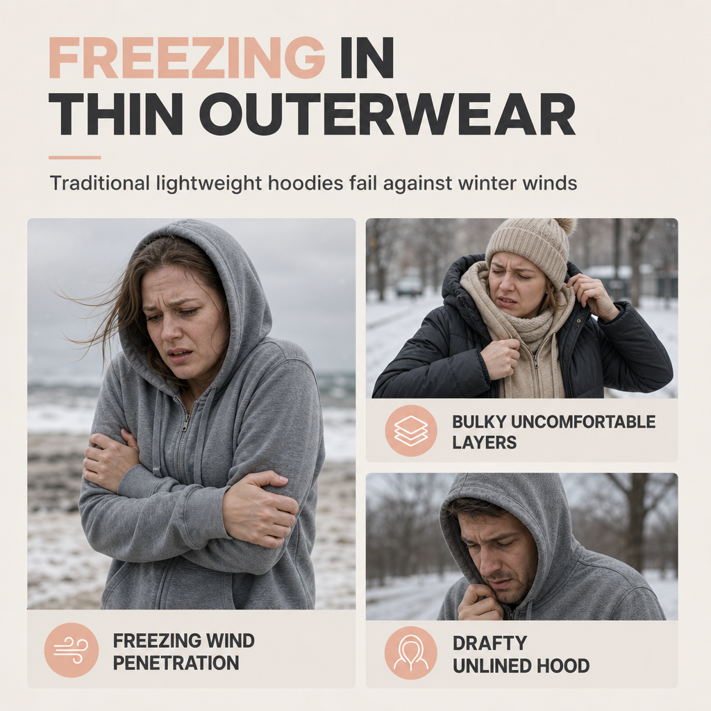Sweat-shirt à capuche en polaire chaud pour femme, idéal pour l'hiver🥠LIVRAISON GRATUITE