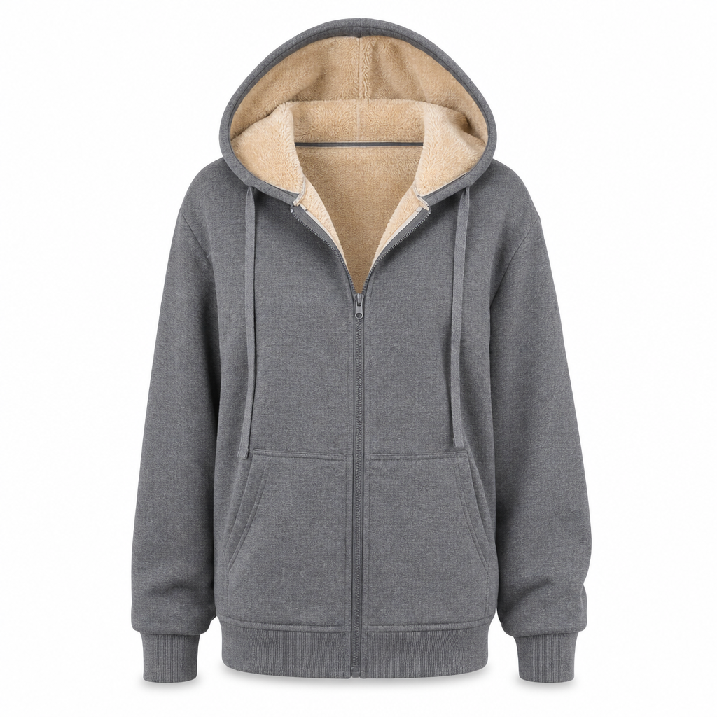 Sweat-shirt à capuche en polaire chaud pour femme, idéal pour l'hiver🥠LIVRAISON GRATUITE