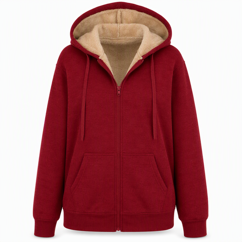 Sweat-shirt à capuche en polaire chaud pour femme, idéal pour l'hiver🥠LIVRAISON GRATUITE