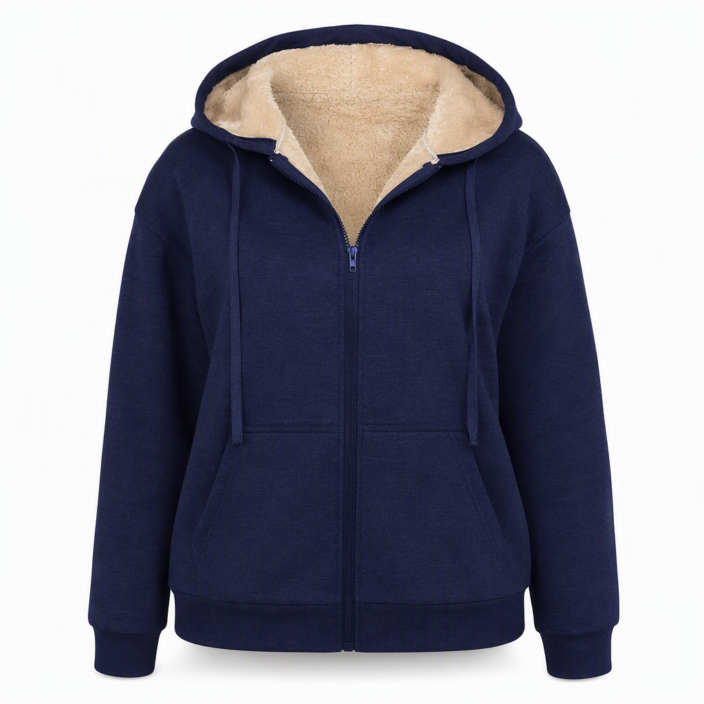 Sweat-shirt à capuche en polaire chaud pour femme, idéal pour l'hiver🥠LIVRAISON GRATUITE