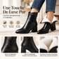 ✨ Bottines femme en cuir PU souple : faciles à porter au quotidien 👢