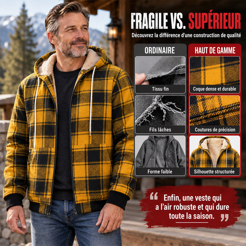 ✨ Veste thermique pour homme, décontractée à capuche : chaude et facile à porter au quotidien 🧥
