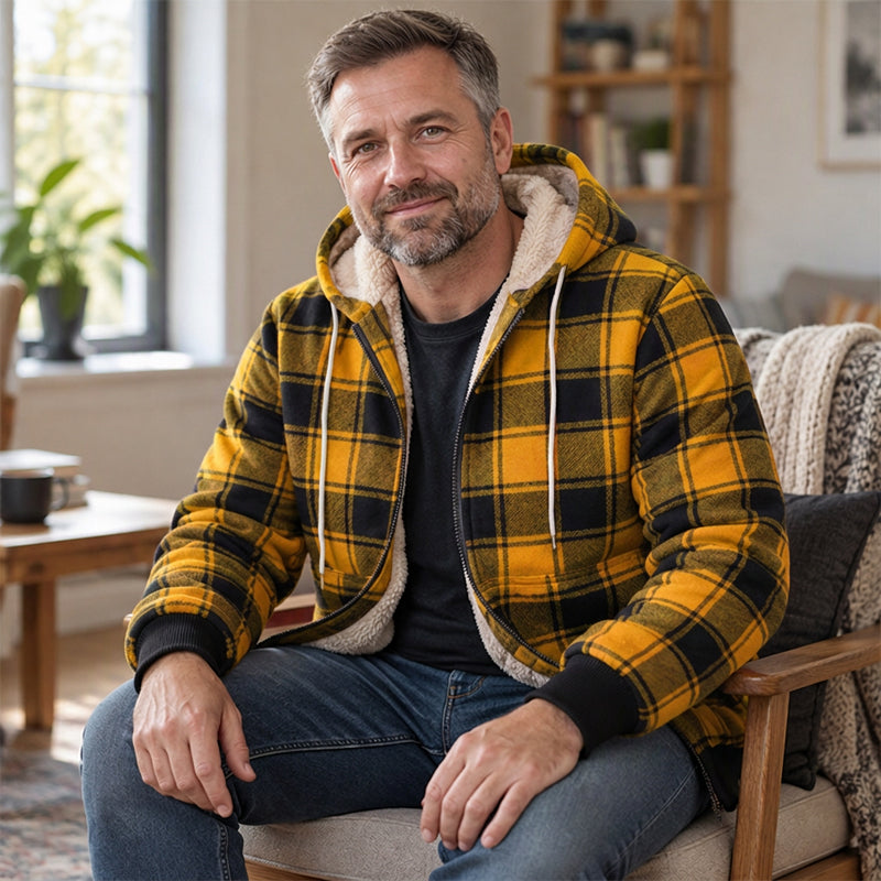 ✨ Veste thermique pour homme, décontractée à capuche : chaude et facile à porter au quotidien 🧥