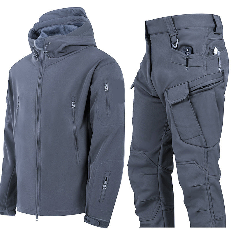 ✨ Combinaison tactique softshell unisexe : déperlante et pensée pour l’extérieur 🌧️  CN：