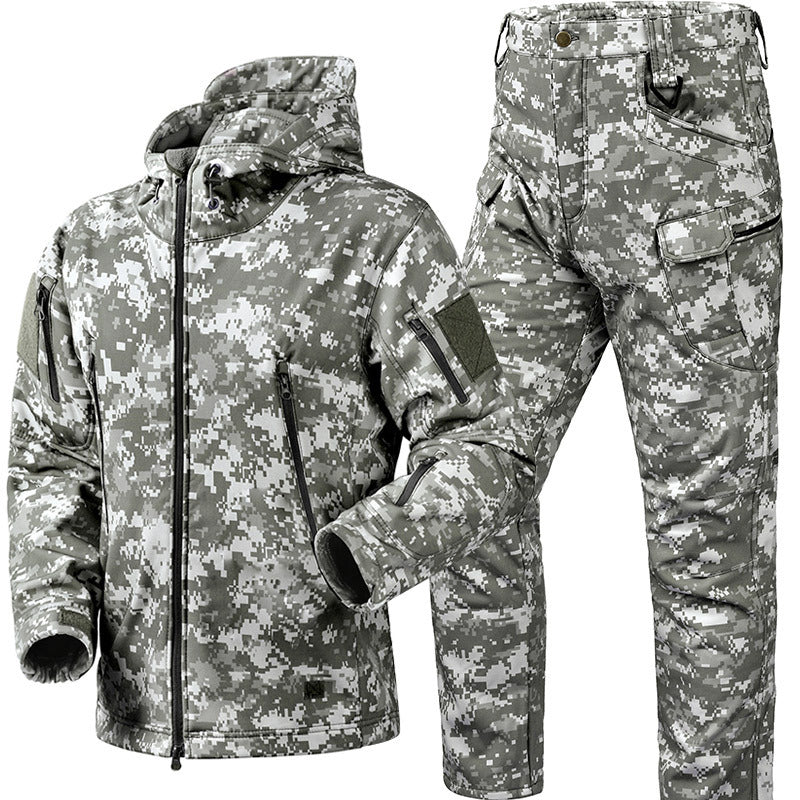 ✨ Combinaison tactique softshell unisexe : déperlante et pensée pour l’extérieur 🌧️  CN：