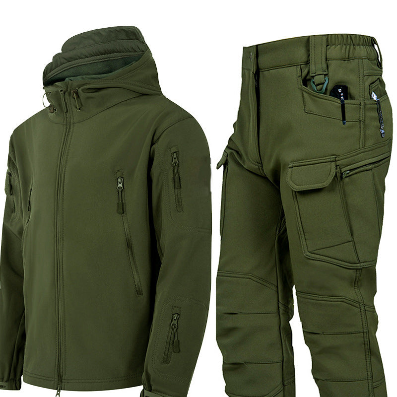✨ Combinaison tactique softshell unisexe : déperlante et pensée pour l’extérieur 🌧️  CN：