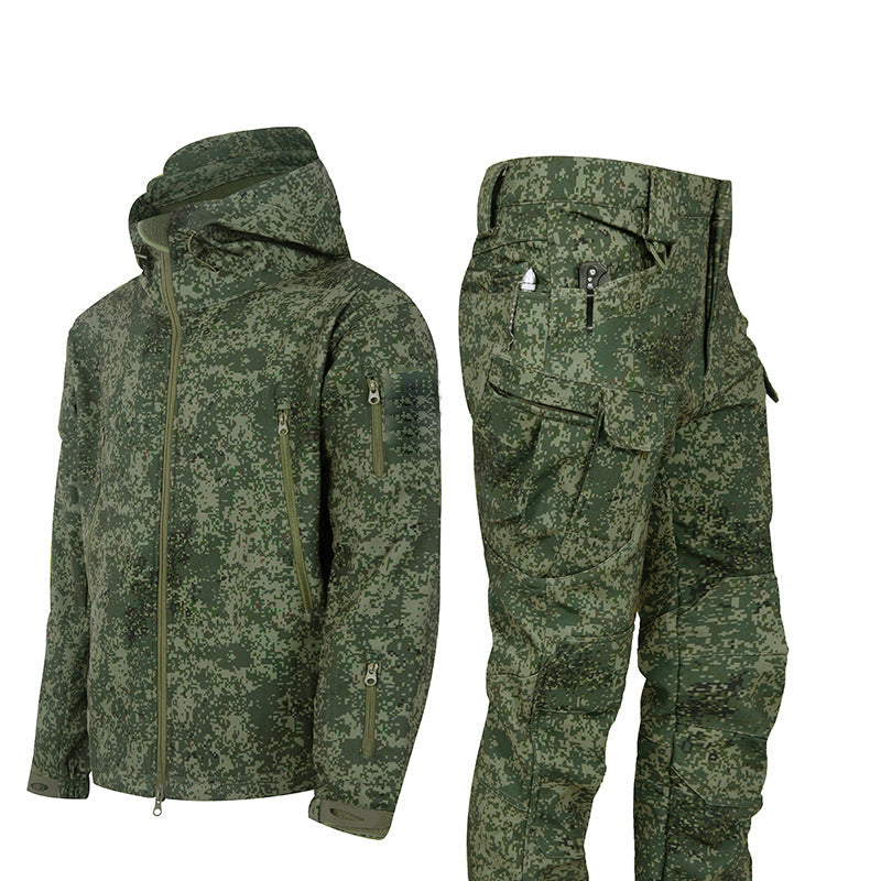 ✨ Combinaison tactique softshell unisexe : déperlante et pensée pour l’extérieur 🌧️  CN：