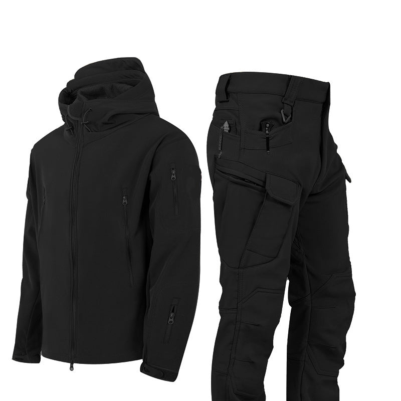 ✨ Combinaison tactique softshell unisexe : déperlante et pensée pour l’extérieur 🌧️  CN：