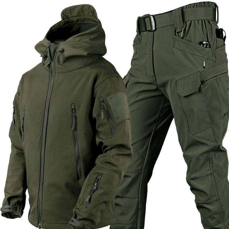✨ Combinaison tactique softshell unisexe : déperlante et pensée pour l’extérieur 🌧️  CN：