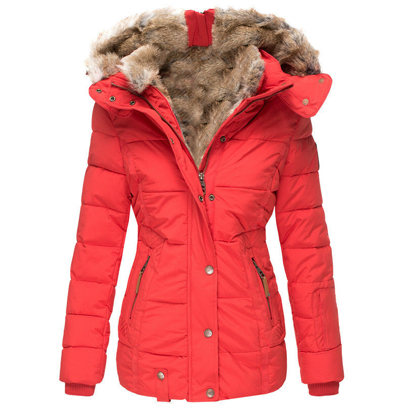 ✨ Veste matelassée à capuche pour femme, coupe ajustée : facile à porter au quotidien 🧥