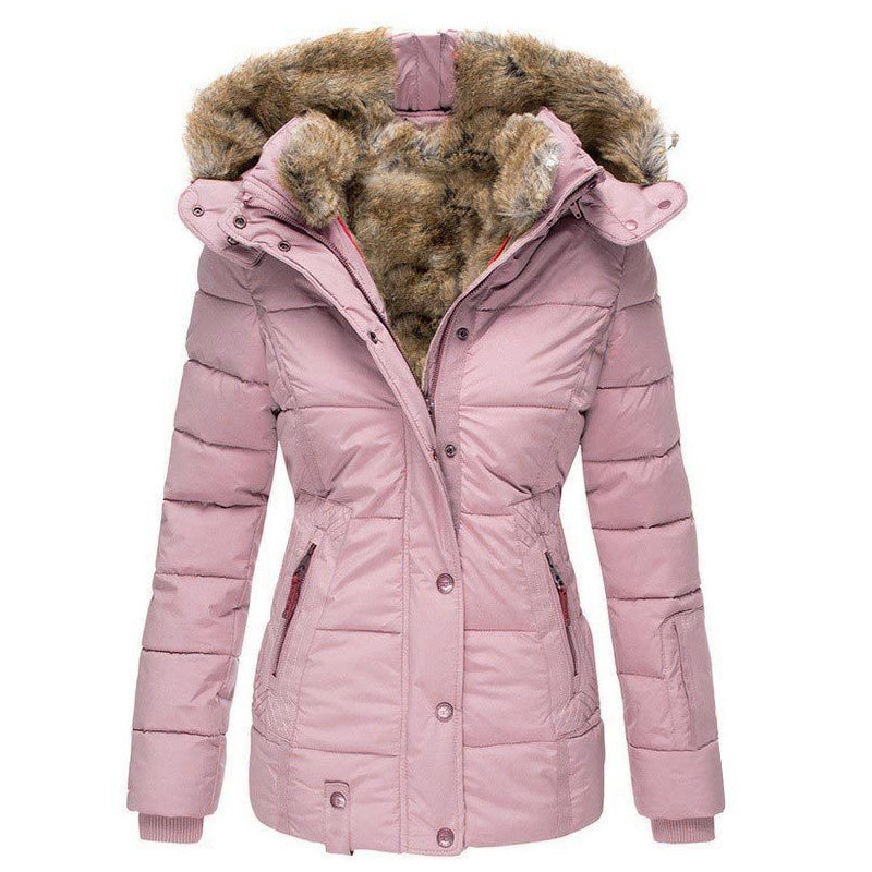 ✨ Veste matelassée à capuche pour femme, coupe ajustée : facile à porter au quotidien 🧥