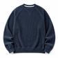 ✨ Pull à col rond pour homme en velours côtelé, manches longues : chaud et facile à porter 🧶