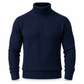 ✨ Envie d’un pull col roulé en maille ajustée pour homme ? Col structuré et coupe ajustée, facile à porter 🧶