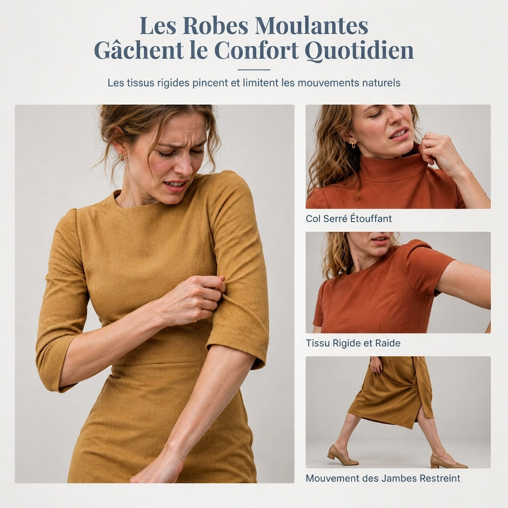 ✨ Cette robe moulante pour femme joue la carte col V et manches évasées — élégante, sexy, facile à porter en automne-hiver 👗