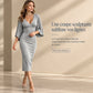 ✨ Cette robe moulante pour femme joue la carte col V et manches évasées — élégante, sexy, facile à porter en automne-hiver 👗
