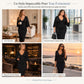 ✨ Cette robe moulante pour femme joue la carte col V et manches évasées — élégante, sexy, facile à porter en automne-hiver 👗