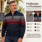 ✨ Pull homme rayé demi-zip, coupe ajustée et esprit décontracté : facile à porter au quotidien 🧶