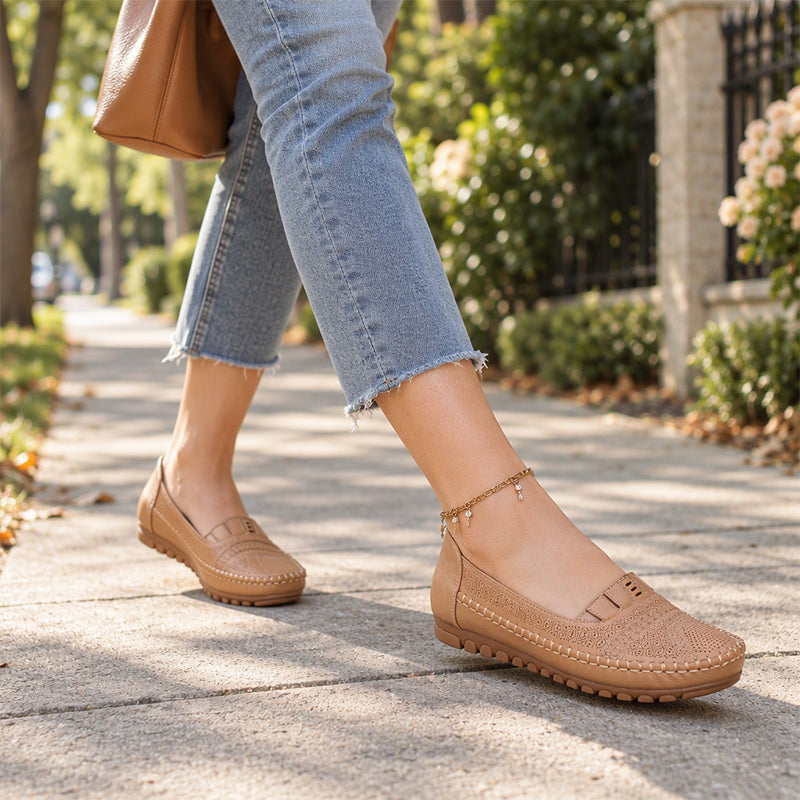 ✨ Ces chaussures plates femme sont faciles à enfiler et respirantes, parfaites pour tous les jours 🥿
