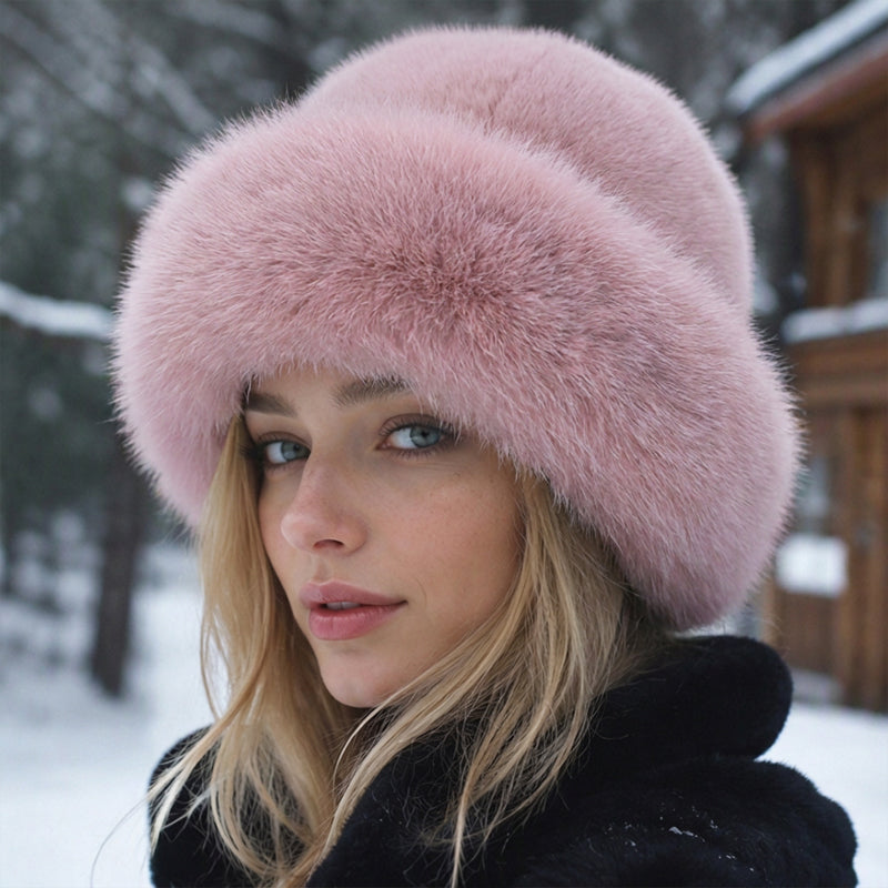 ✨ Ce chapeau pour femme en fausse fourrure mise sur la chaleur et l’élégance, facile à porter au quotidien 🧢