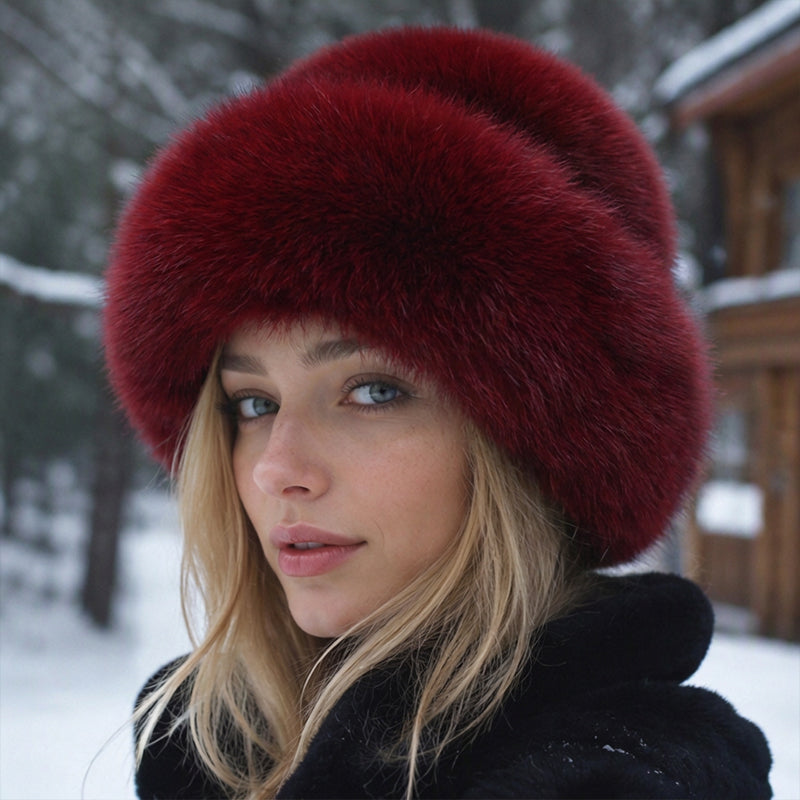 ✨ Ce chapeau pour femme en fausse fourrure mise sur la chaleur et l’élégance, facile à porter au quotidien 🧢