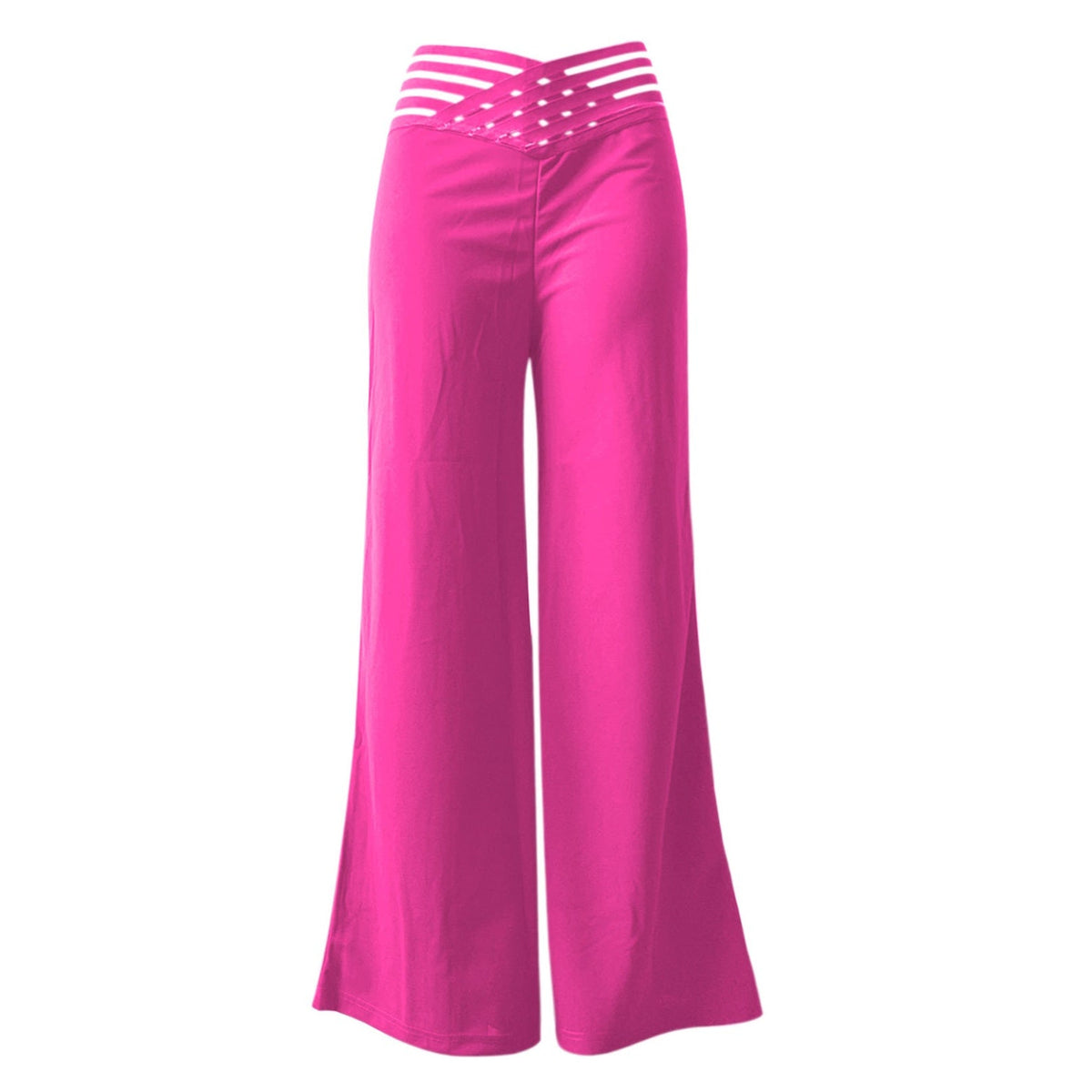 ✨ Pantalon large décontracté à taille haute pour femme, jambe large : facile à porter au quotidien 👖