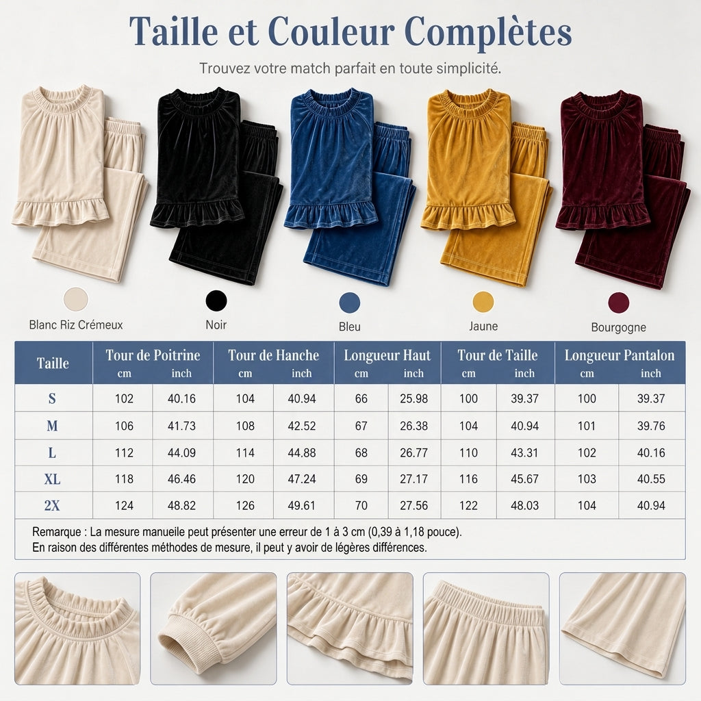 ✨ Ensemble deux pièces pour femme : haut à manches longues et pantalon large, à porter au bureau en automne-hiver 🍂