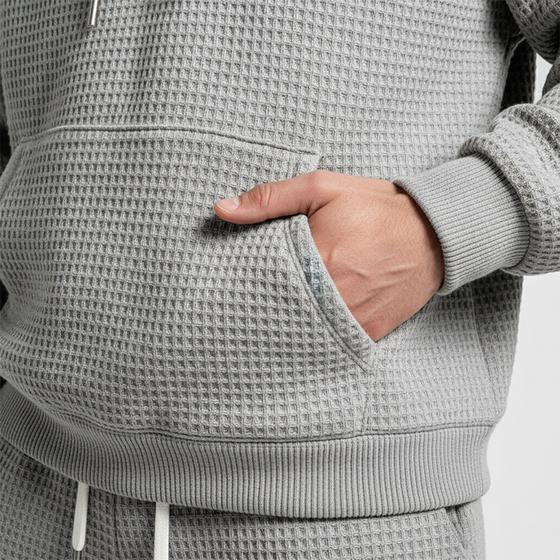 ✨ Ensemble sweat à capuche et pantalon de survêtement pour homme : sweat demi-zip et cordons ajustables, facile à porter au quotidien 🏃